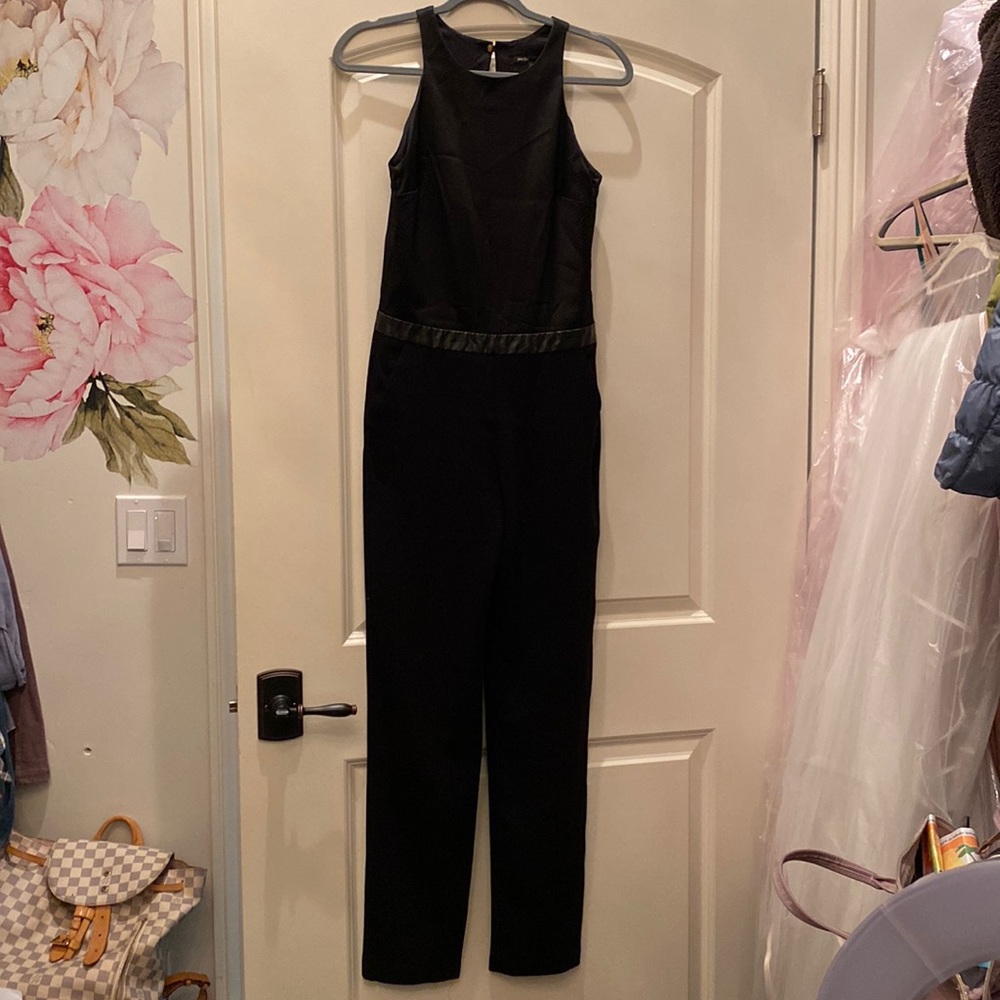 Maje black sleeveless jumpsuit size 34 European sizing